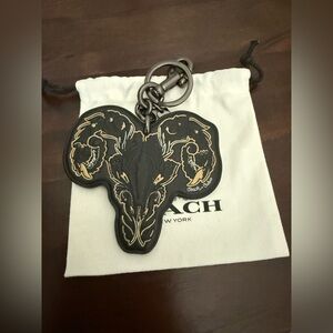 Coach Chelsea x Coach tattoo Ram Keychain bag charm